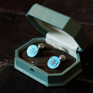 House Enamelled Cufflinks