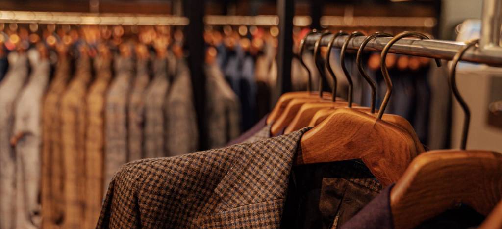 Men's fashion: suit shop