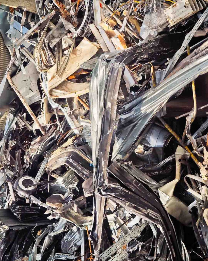 Scrap metal for reuse, sustainability Benkes of England